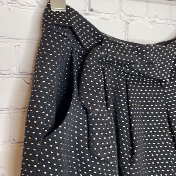Talbots Swiss Dot Knee Length Pleated Bow Skirt 2P - Picture 5 of 10